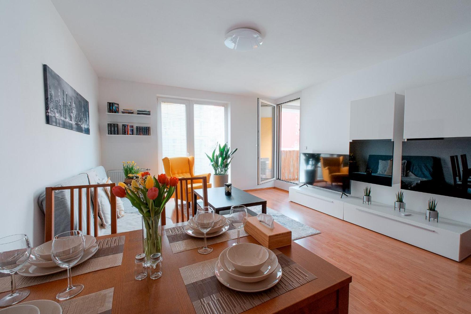 Apartman U Metra, 4 Hoste, Parking Free, Blizko O2 Arena Прага Экстерьер фото